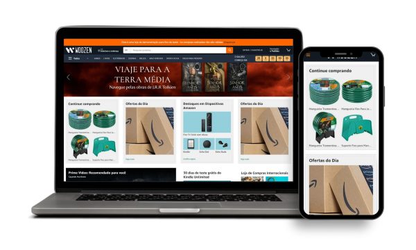 Loja Virtual Pronta Estilo Amazon para Plataforma do Woocommerce