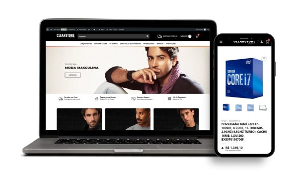 Loja Virtual Pronta para E-commerce CleanStore para Woocommerce