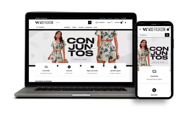 Loja Virtual Pronta de Moda Feminina para Woocommerce