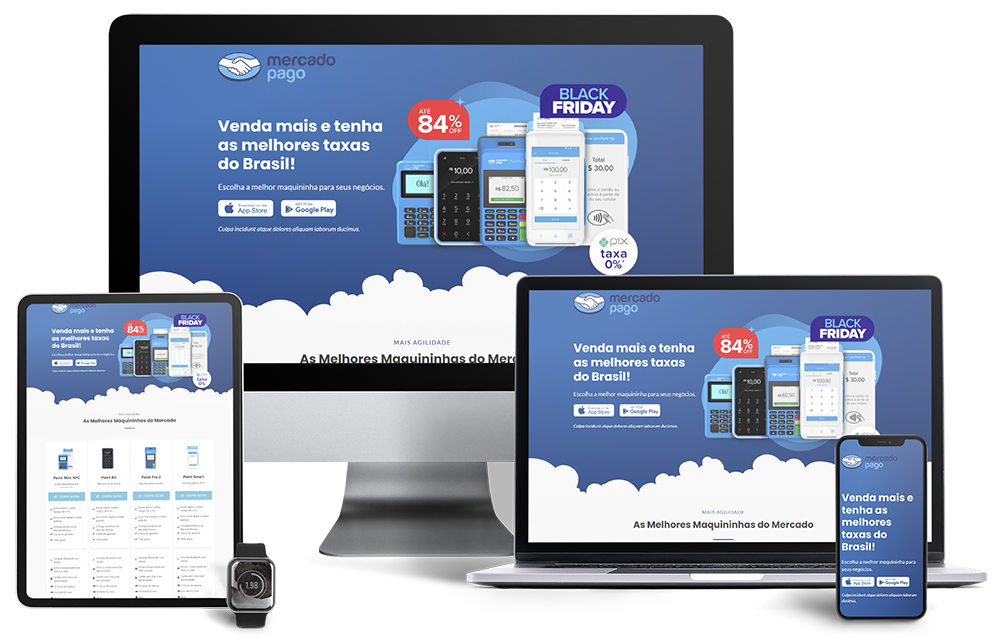 Landing Page Maquinha do Mercado Pago