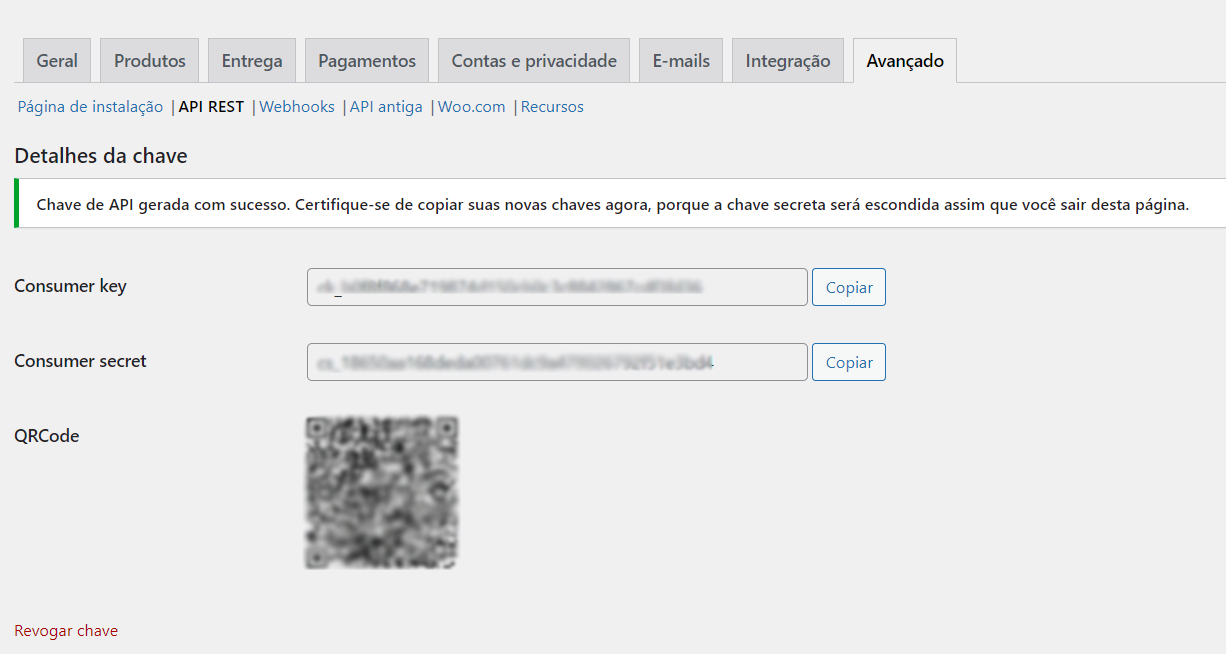 Como configurar o Checkout da Yampi em sua Loja Virtual Woocommerce - Tutorial Completo 2024 5 Chaves de Integração do Woocommerce