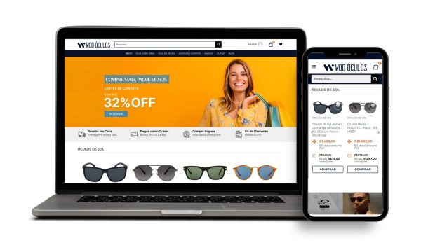 Loja Virtual Pronta para Óticas