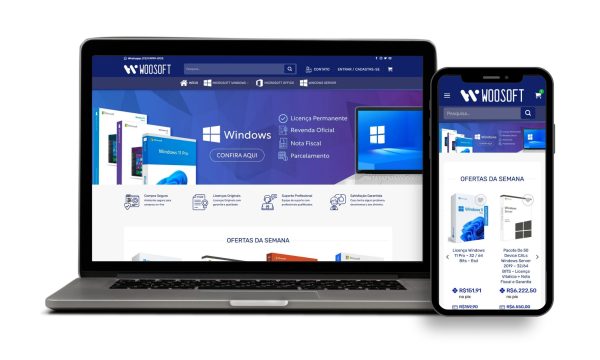 Loja Virtual Pronta de Softwares e Produtos Digitais