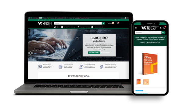 Loja Virtual Pronta de Softwares e Produtos Digitais