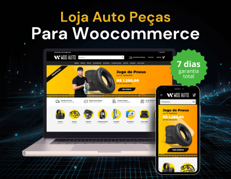 Loja Virtual Pronta para Loja de Auto Peças para Veículos