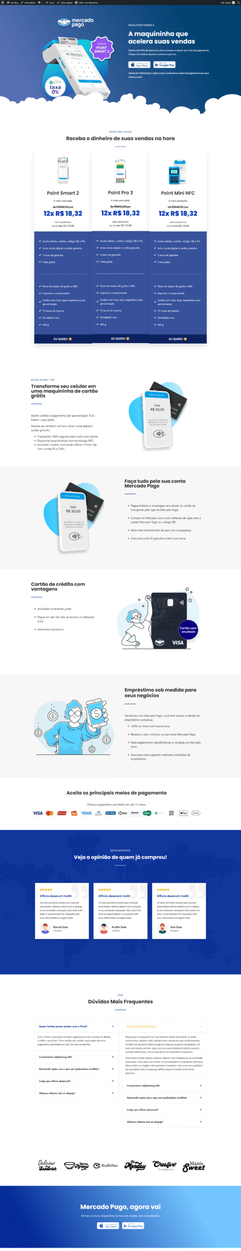 Como Criar Landing Pages de Afiliados com Elementor em Minutos: Templates Prontos para Maquininhas de Crédito e Mais 3 Como Criar Landing Pages de Afiliados com Elementor em Minutos: Templates Prontos para Maquininhas de Crédito e Mais