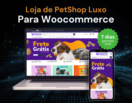 Loja Virtual Pronta PetShops de Luxo para Woocommerce