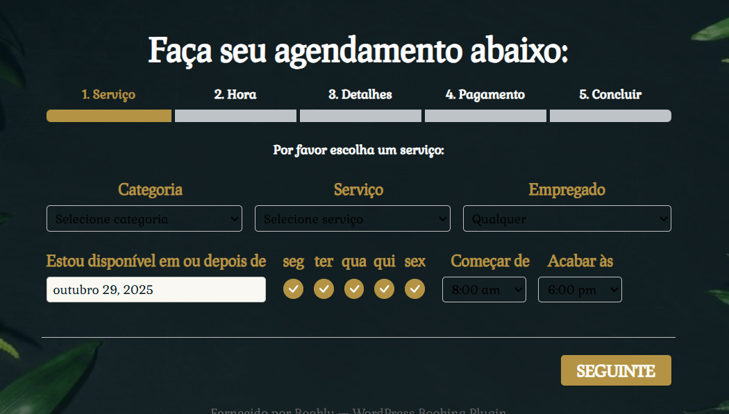 Loja Pronta para Salão de Beleza 4 Captura de tela 2025 10 29 154050